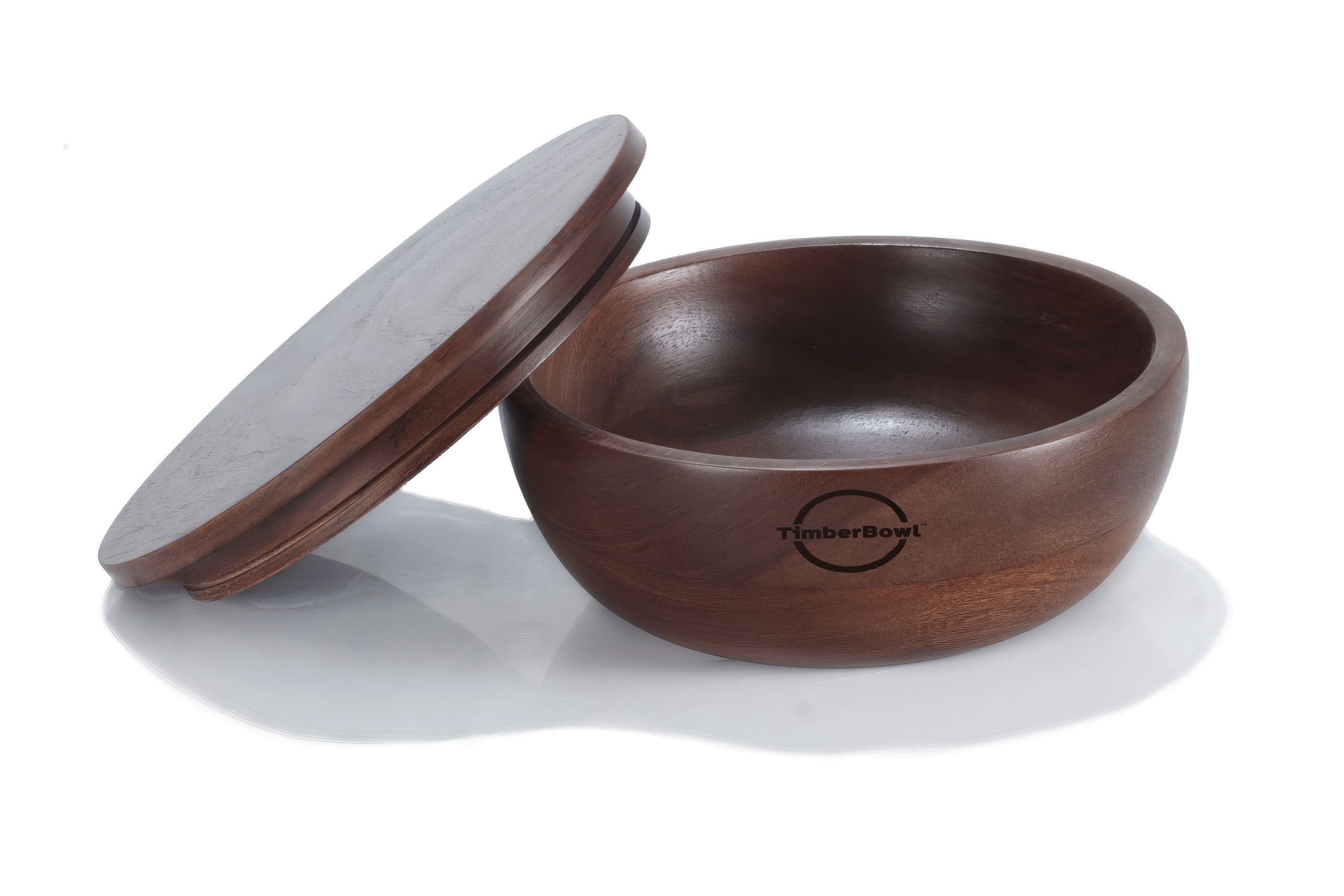 TImberBowl with matching wooden lid