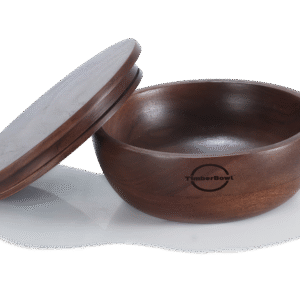 TImberBowl with matching wooden lid